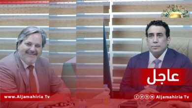 عاجل// رئيس المجلس الرئاسي محمد المنفي يلتقي السفير البلجيكي لدى ليبيا كريستوف دو باسومبيير لبحث آخر مستجدات العملية السياسية