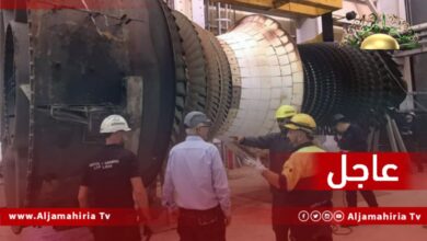 عاجل// الكهرباء: تواصل أعمال العمرة الجسيمة للوحدة الغازية الخامسة بمحطة الزويتينة الغازية تمهيداً لإعادة تشغيلها