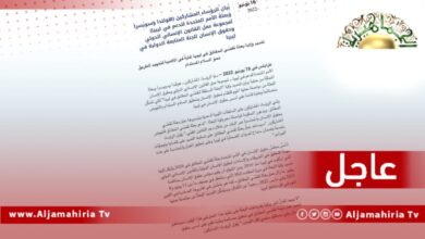 عاجل// هولندا وسويسرا والبعثة الأممية المشاركون في مجموعة عمل القانون الإنساني الدولي يطالبون السلطات الليبية بمواصلة دعم البعثة المستقلة لتقصي الحقائق