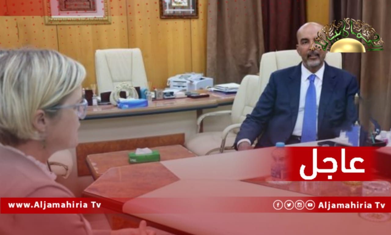 عاجل// النائب بالمجلس الرئاسي موسى الكوني يستقبل السفيرة البريطانية لدى ليبيا كارولاين هوريندل لبحث آخر المستجدات السياسية في ليبيا