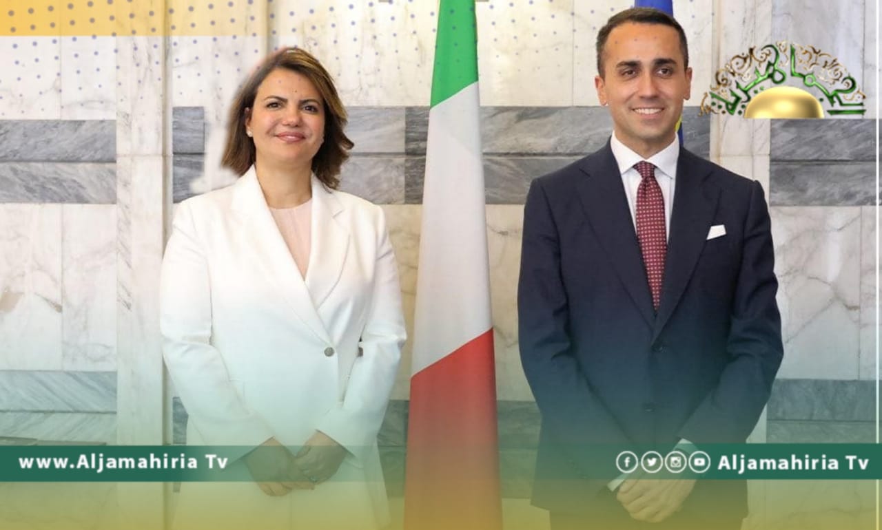 المنقوش تلتقي دي مايو في روما.. وهذا ما اتفقا عليه