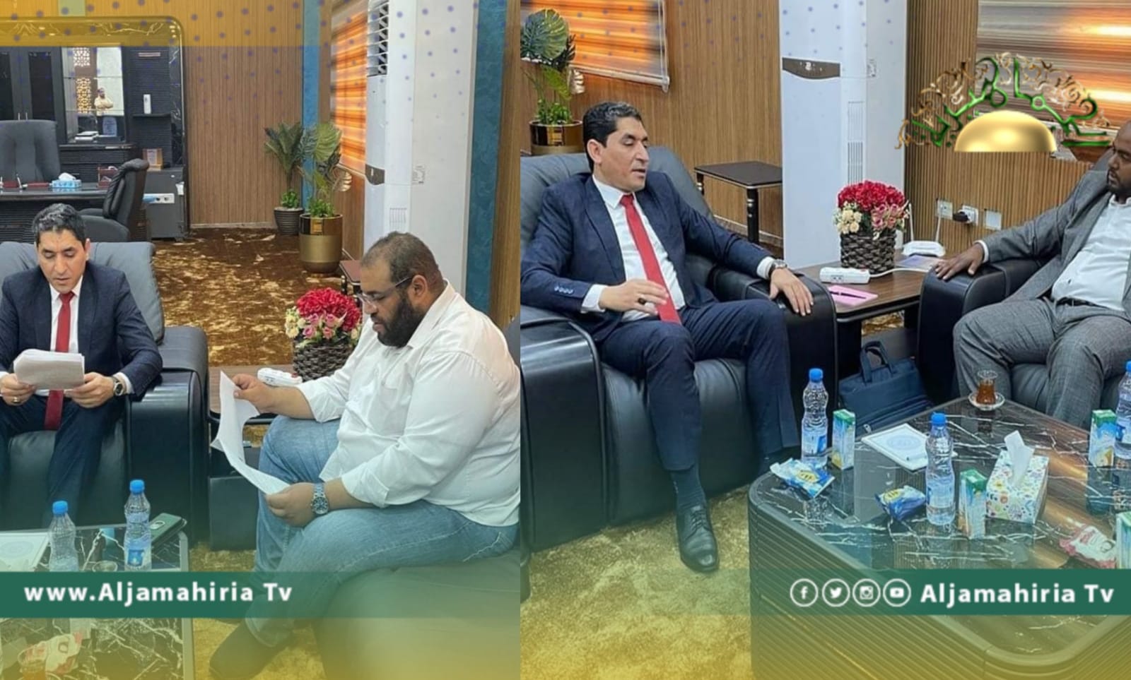 وزير العمل والتأهيل بالحكومة المرتقبة يعقد اجتماعًا مع مديري مستشفى "سبها" و"سمنو" للوقوف على احتياجاتهما