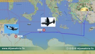 هبوط طائرتان لسلاح الجو التركي في قاعدة الوطية