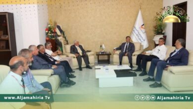 عماد السايح يلتقي وفد الاتحاد العام لنقابات عمال ليبيا.. وهذا ما دار بخصوص الانتخابات