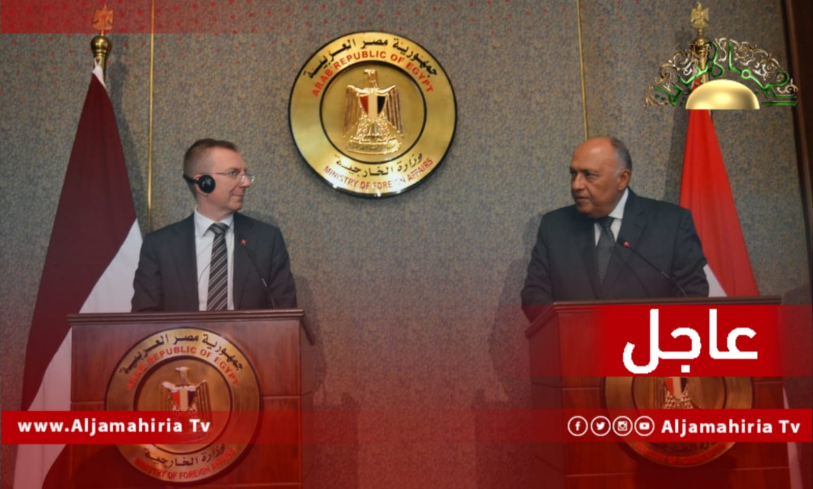 عاجل// وزير الخارجية المصري يشدد على أهمية تضافر الجهود الدولية لإخراج المرتزقة والقوات الأجنبية والمقاتلين الأجانب من ليبيا وتنفيذ الاستحقاقات الانتخابية