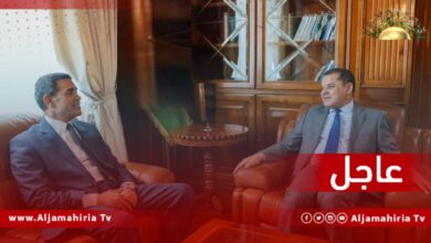 عاجل// السايح يشدد على الالتزام بخطة التأمين للانتخابات عبر خطة التأمين والتنسيق المباشر مع الجهات الأمنية خلال لقائه الدبيبة