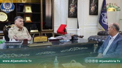 وزير داخلية الدبيبة يلتقي رئيس جهاز المباحث الجنائية وهذا ما دار