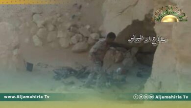 العثور على وكر يتبع تنظيم الدولة الإرهابي جنوب حقل الغاني