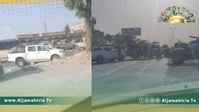 قفل بوابة الدافنية باستخدام سيارات مسلحة.. التفاصيل