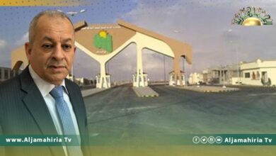 الجراري: جلب بضائع الاعتماد المصرفي عن طريق منفذ امساعد البري مع مصر 