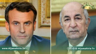 تطورات الأوضاع في ليبيا تتصدر مباحثات ماكرون وتبون