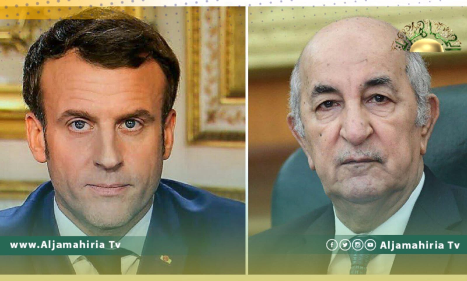 تطورات الأوضاع في ليبيا تتصدر مباحثات ماكرون وتبون