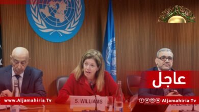 عاجل// وليامز: الاحتجاجات دعوة صريحة للطبقة السياسية لتنحية خلافاتهم جانبًا وإجراء الانتخابات التي يريدها الشعب الليبي