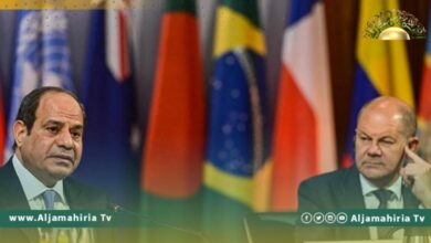 السيسي ودبلوماسي ألماني يتفقان على تنسيق الجهود لحل الأزمة الليبية
