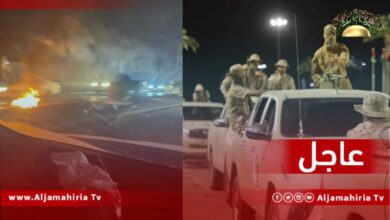 عاجل// انتشار أمني وأرتال عسكرية داخل العاصمة وإشعال النيران من قبل شباب غاضب وسط أحياء المدينة