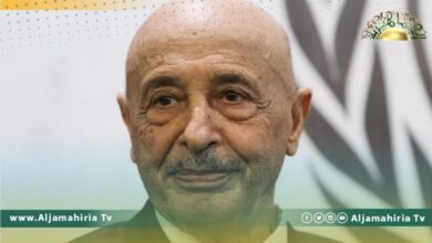 عقيلة صالح يطالب بمحاكمة المسؤولين عن استمرار انقطاع الكهرباء لساعات طويلة