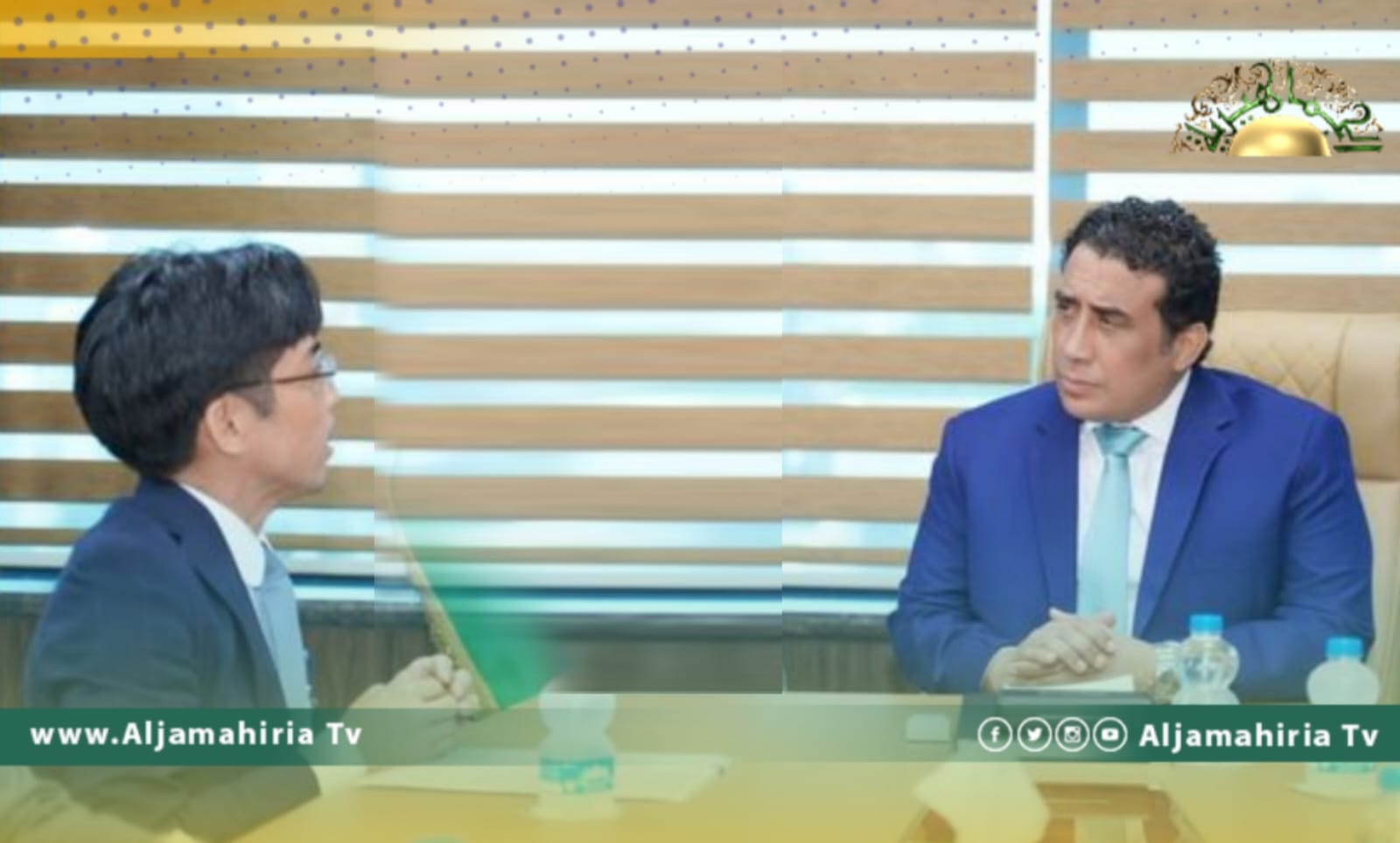 المنفي يبحث مع السفير الياباني مستجدات الأوضاع السياسية في ليبيا