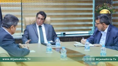 المنفي يلتقي أعضاء الهيئة الطرابلسية ويشيد بدورها في توحيد الصفوف ولم الشمل