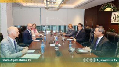 المنفي يبحث مع رئيس المجلس الأوروبي آخر مستجدات العملية السياسية في ليبيا