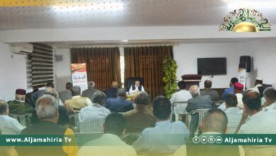 عقيلة صالح يلتقي أعضاء اتحاد عمال ليبيا فرع بنغازي ويعد بحل مشاكلهم