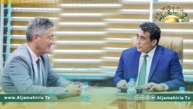 المنفي يلتقي السفير الألماني ويؤكد التزام الرئاسي بإجراء الانتخابات