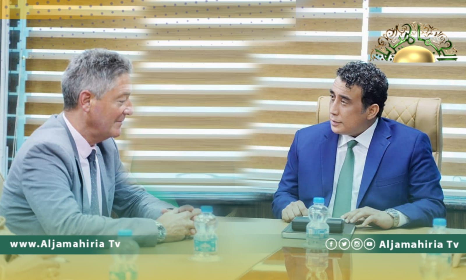 المنفي يلتقي السفير الألماني ويؤكد التزام الرئاسي بإجراء الانتخابات