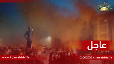 حرق مجلس النواب