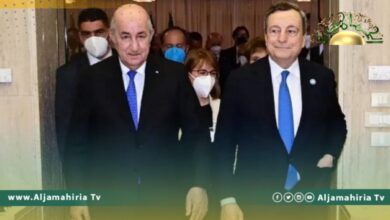 دراغي: إيطاليا والجزائر تعملان لتحقيق السلام في ليبيا