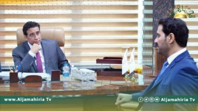 رئيس المجلس الرئاسي يبحث أوضاع الجالية الليبية في الأردن