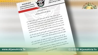 جهاز دعم الاستقرار يصدر بياناً يوضح فيه أسباب الاشتباكات التي وقعت في طرابلس
