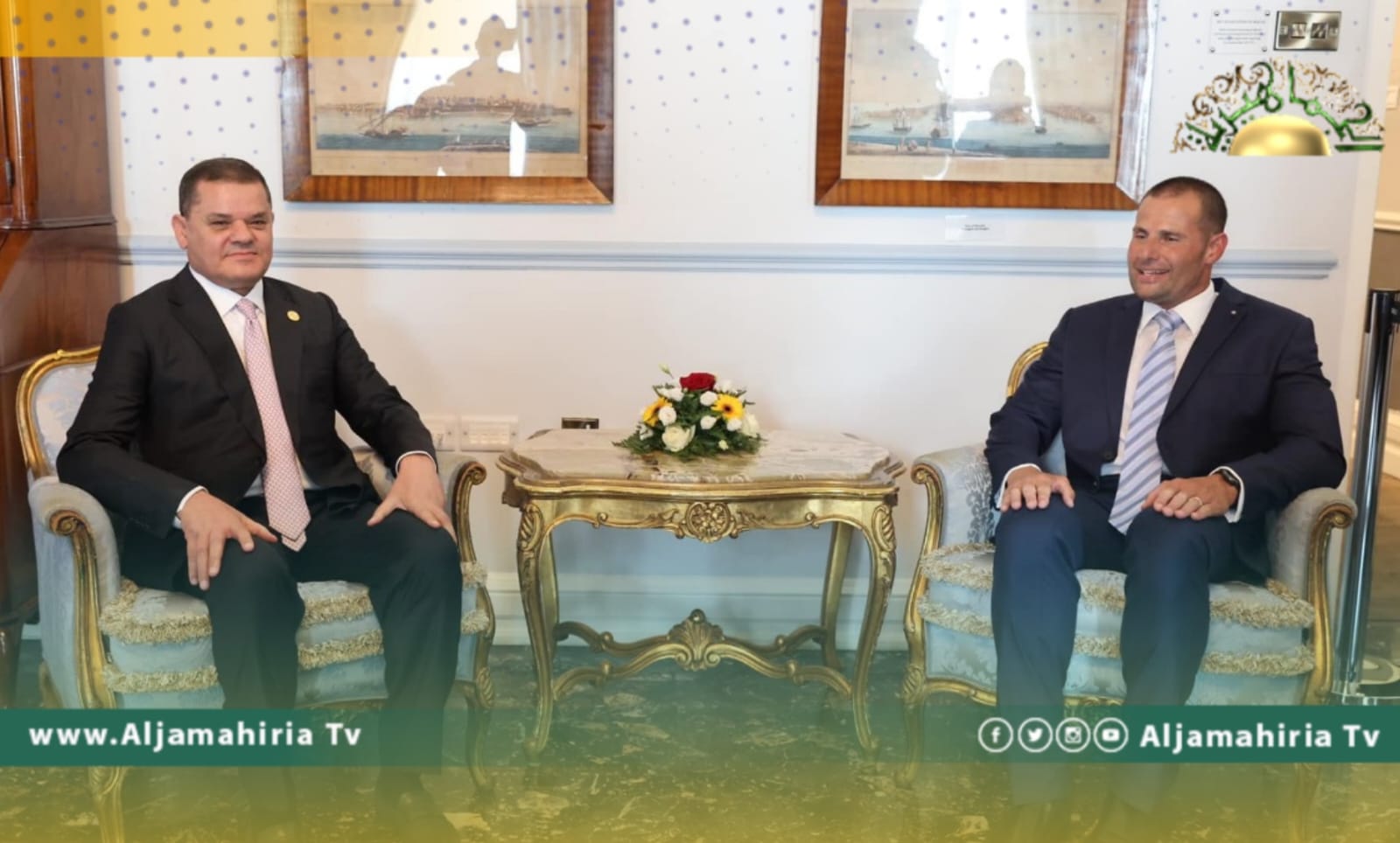 الدبيبة يبحث مع نظيره المالطي التعاون في مجالات الصحة والهجرة غير الشرعية