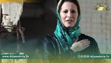 الدكتورة عائشة القذافي تدين حادثة الاعتداء على المواطنة أية شغم