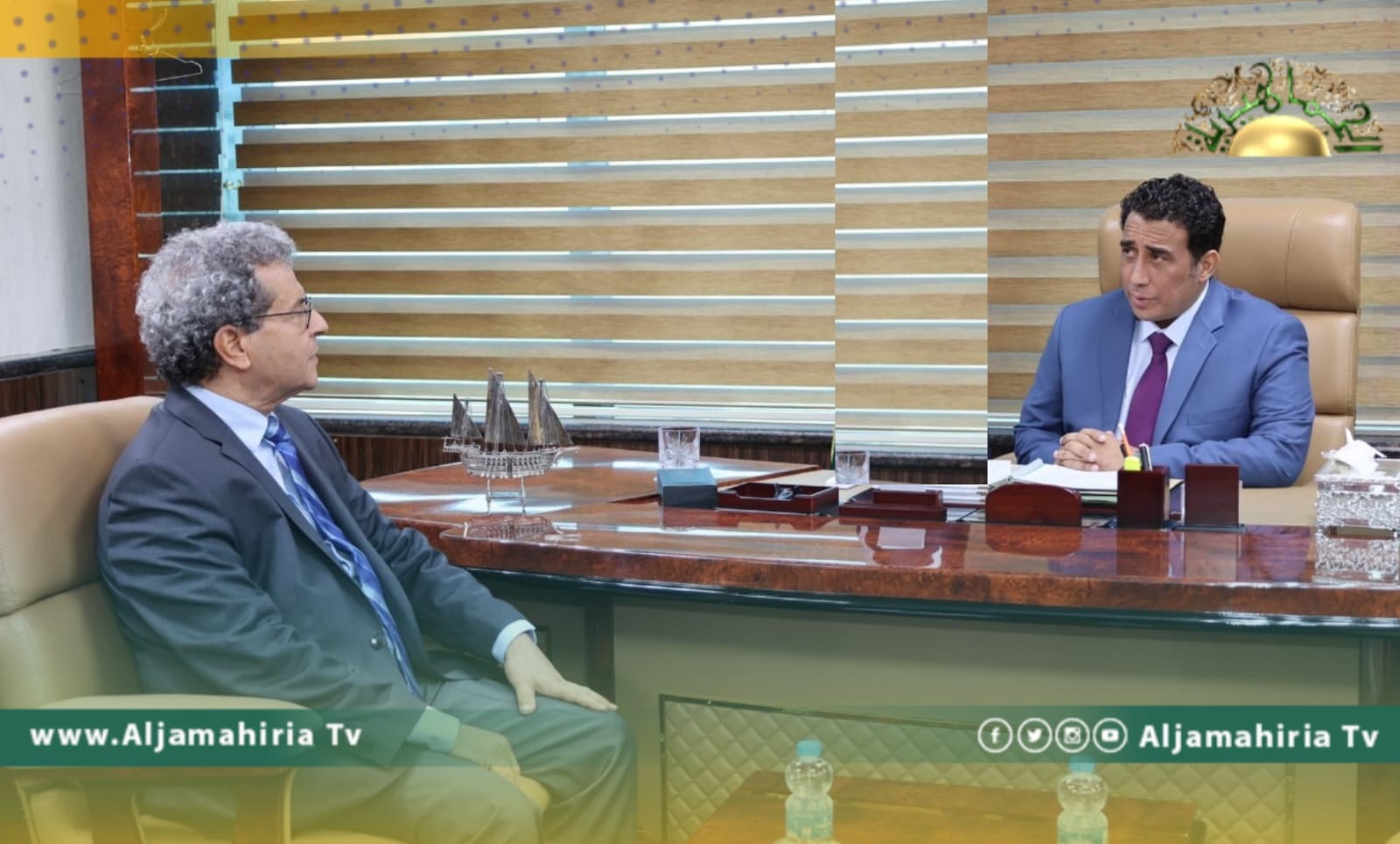 المنفي يناقش مع عون الإشكاليات والعراقيل التي تواجه قطاع النفط