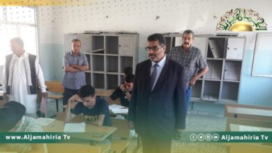 تعليم الدبيبة تنشر صورًا من داخل لجان شهادة إتمام مرحلة التعليم الثانوي في جادو والبيضاء