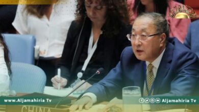 مندوب الصين بمجلس الأمن: الوسائل السياسية هي السبيل الوحيد لحل الأزمة الليبية
