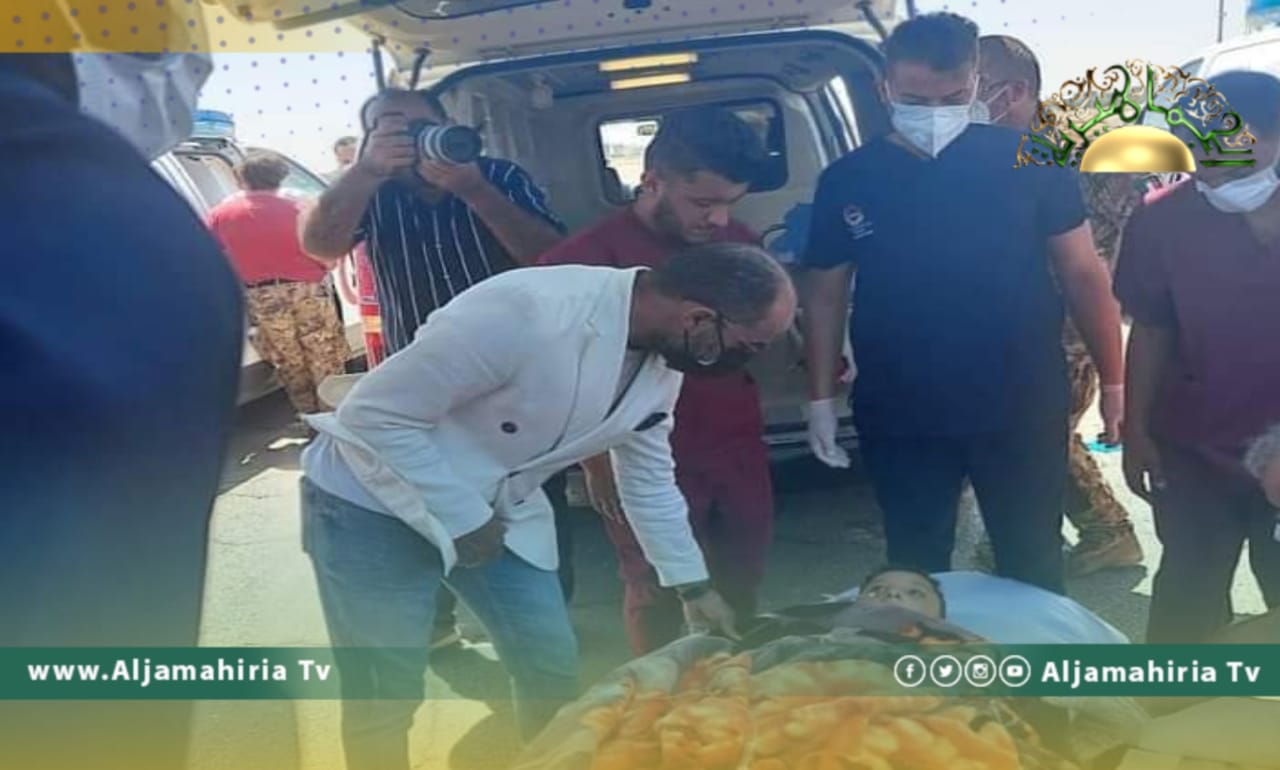 ترحيل الدفعة الخامسة من مصابي انفجار بنت بيه إلى إيطاليا