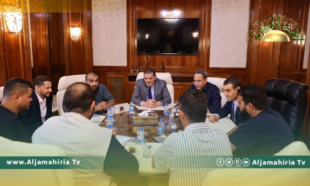 الدبيبة يستمع لمشاكل مجلس إدارة اتحاد جمعيات ذوي الإعاقة المستديمة من مصابي الحروب