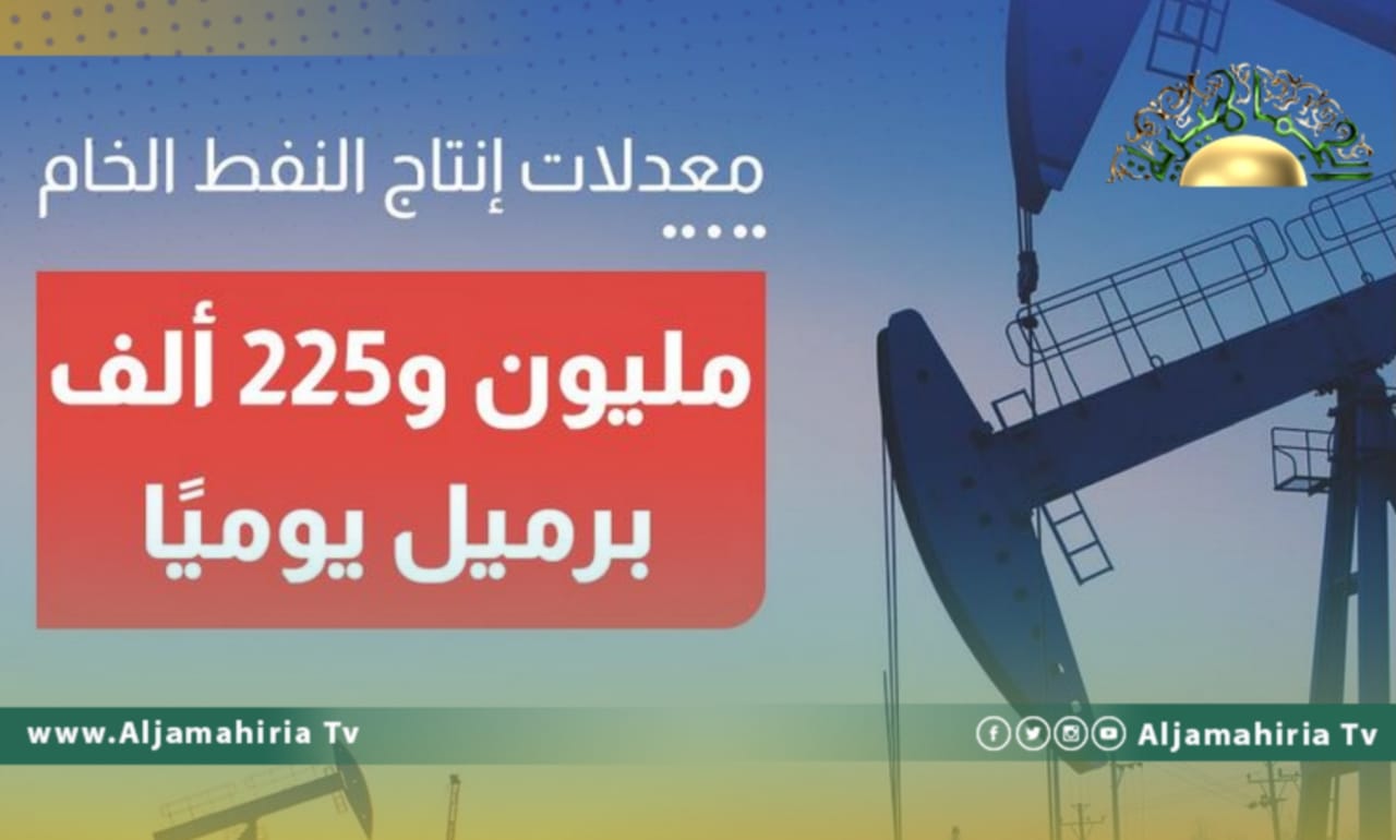 مؤسسة النفط: وصول إنتاج الخام إلى مليون و 225 ألف برميل