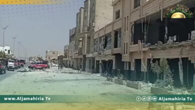 النهر الصناعي العظيم: إزالة المباني المخالفة على الخط الفرعي المغذي لبنغازي