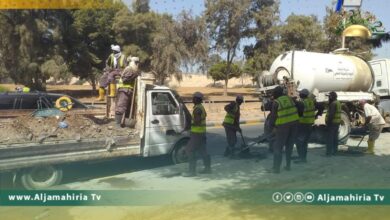 شركة المياه والصرف الصحي: سرقة أغطية غرف التفتيش وتصريف المياه على طول الطريق السريع