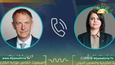 الخارجية الليبية والألمانية يؤكدان رفض أي إجراءات تساهم في زعزعة الاستقرار