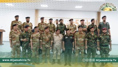 النمروش يجتمع مع قادة عسكريين في مصراتة لمناقشة تطورات الأوضاع العسكرية