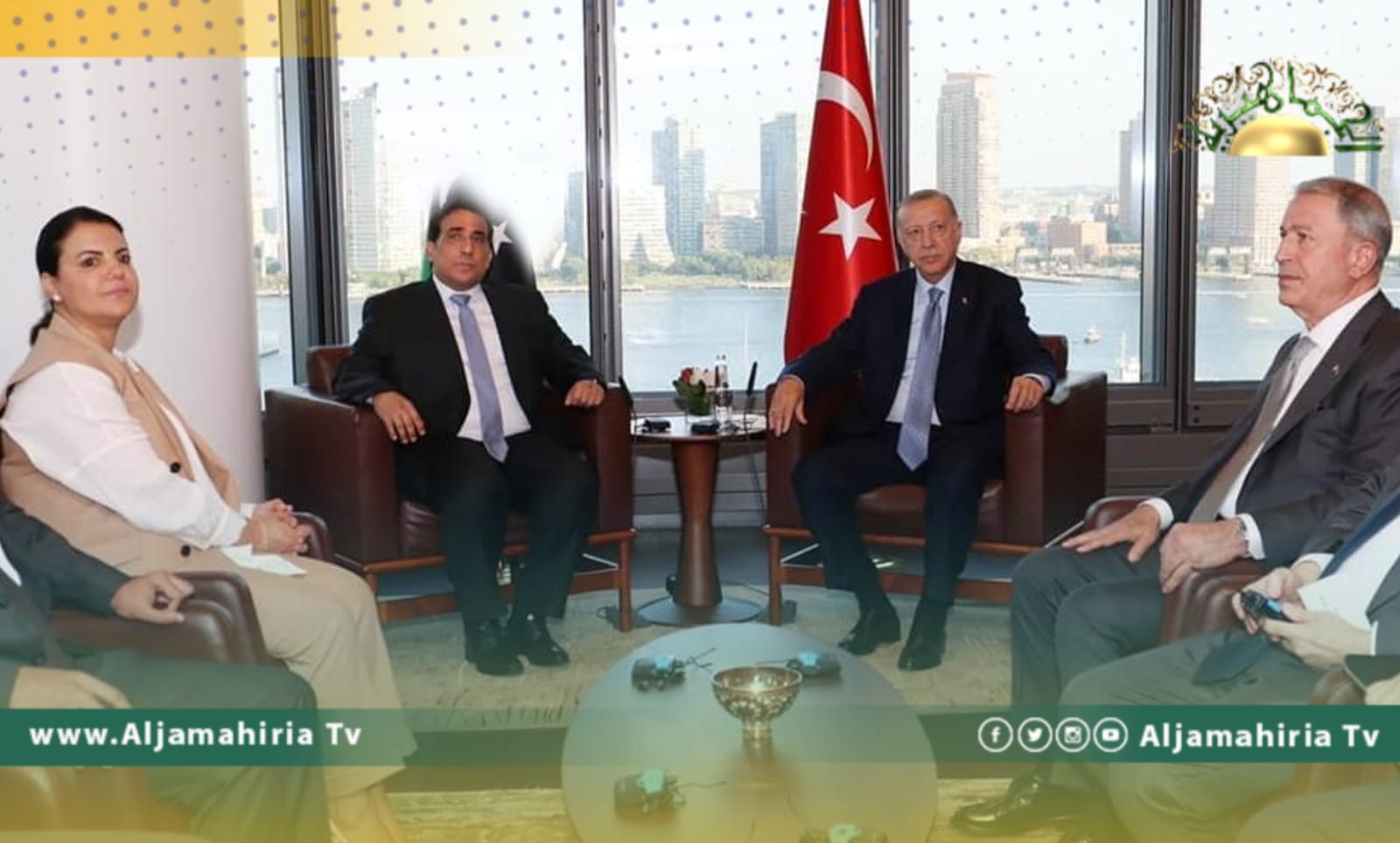 المنفي يلتقي أردوغان في نيويورك.. وهذه هى الأجندة