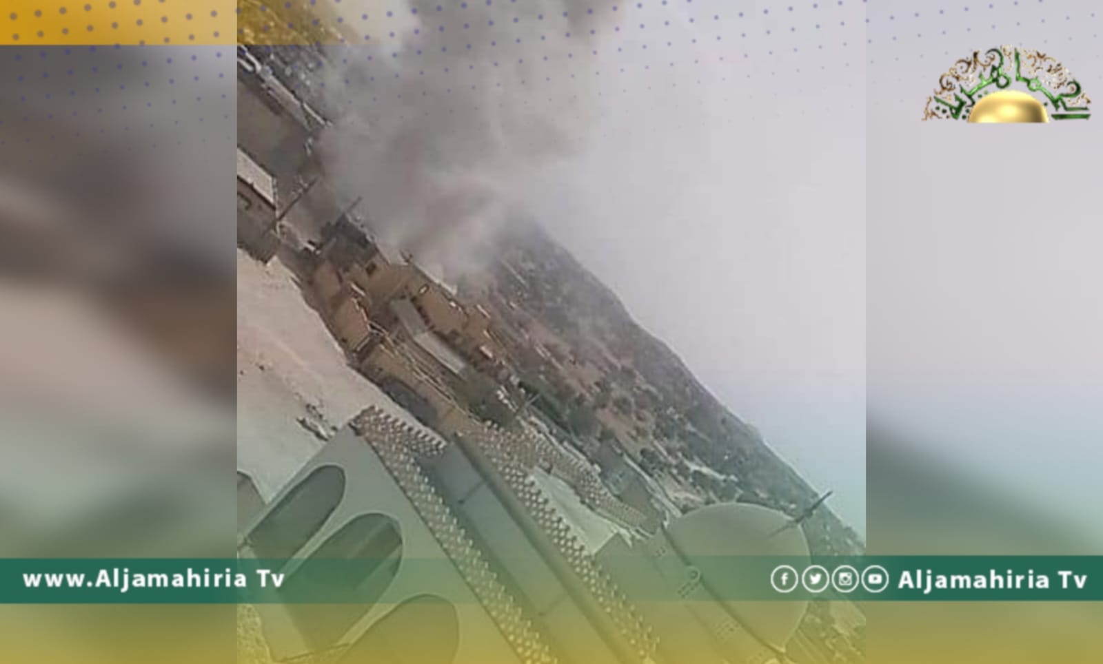 انفجار مخزن للذخيرة قرب الأحياء السكنية في مسلاته