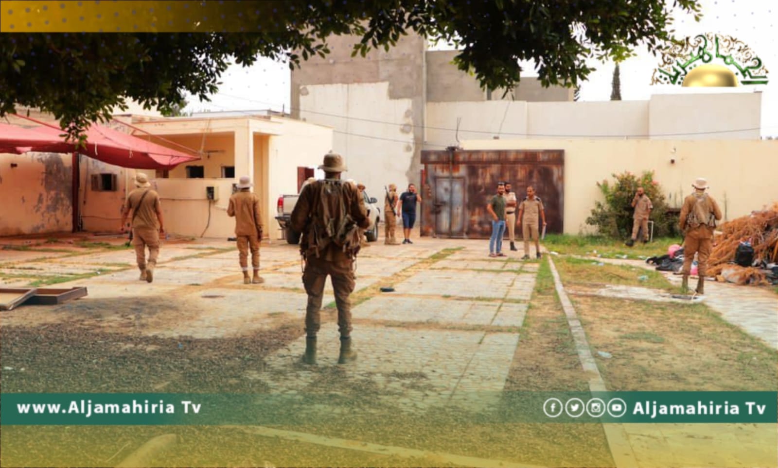 الردع يشرف على تسليم استراحة كانت تستعمل كسجن سري