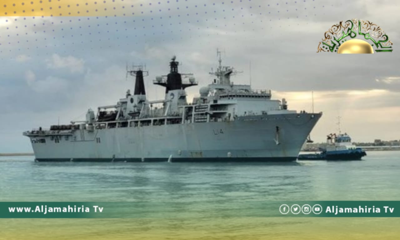 أوحيدة: الجميع يندد برسو البارجة الحربية البريطانية ولا أحد يدعو للمقاومة