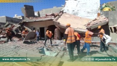 انهيار منزل في فشلوم نتيجة انفجار أسطوانة غاز