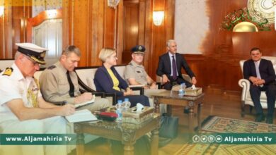 الدبيبة يلتقي كبير مستشاري وزارة الدفاع البريطانية بعد وصول بارجتهم الحربية أمس وهذه هى الأجندة