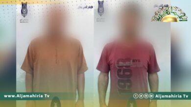 بنغازي: ضبط مطلوبين من الخمس أحدهما تورط في جريمة قتل والآخر هارب من الإصلاح