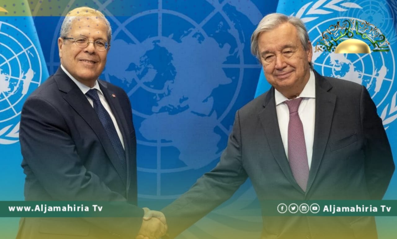غوتيريش خلال لقاء الجرندي في نيويورك: تونس ليس لها أجندة في ليبيا